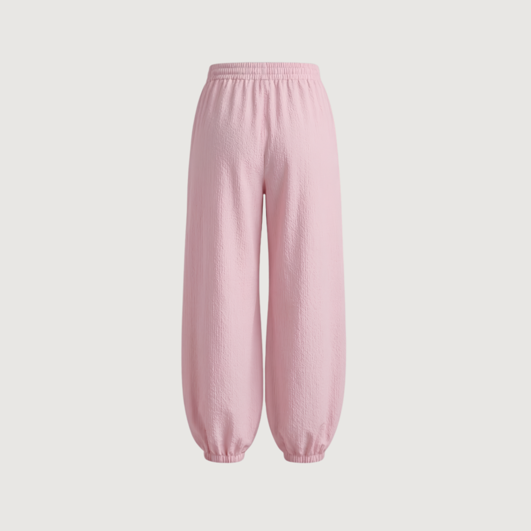 Blush Poplin Balloon Pants