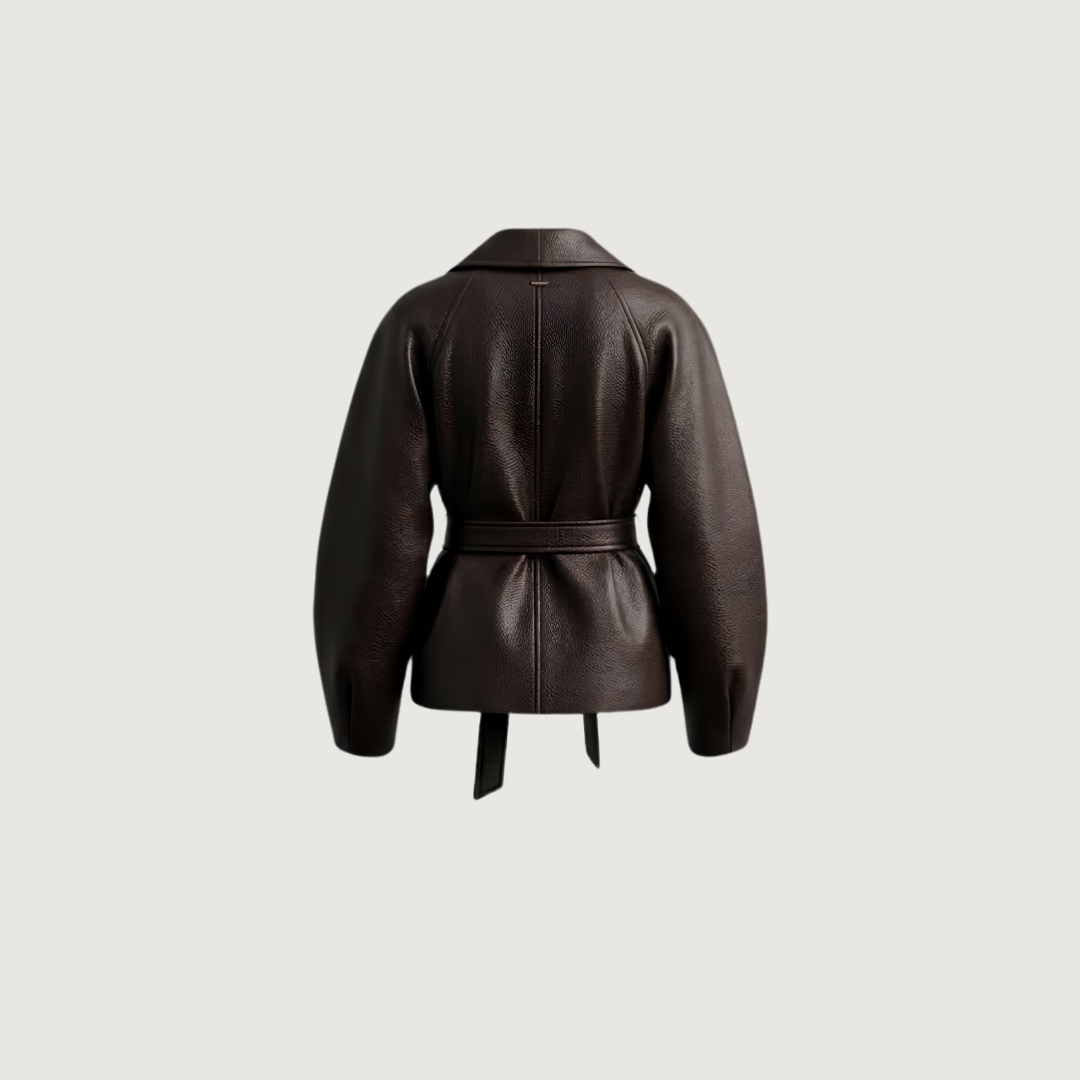 Espresso Kimono Wrap Jacket