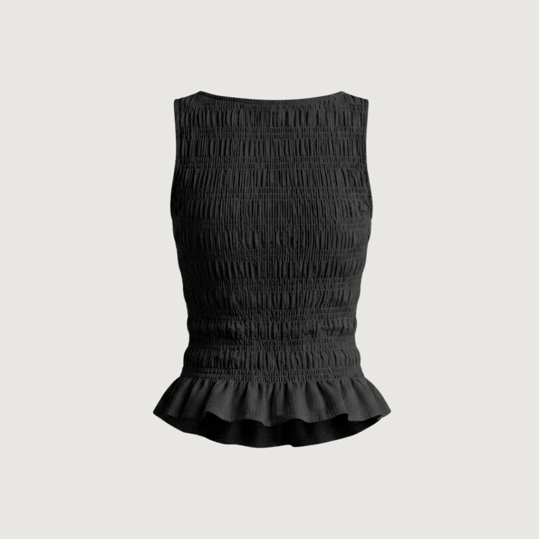 Soft Cloud Ruffle Blouse