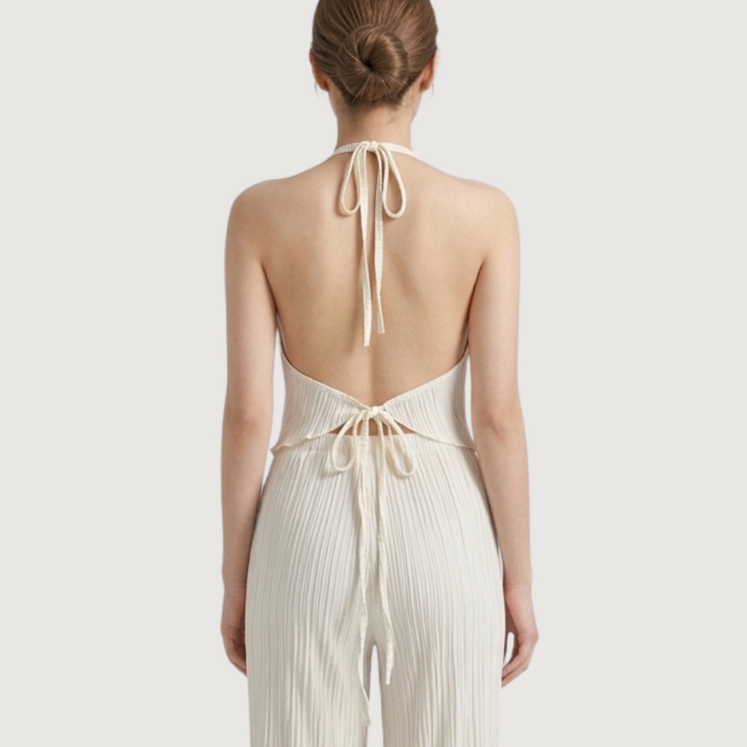 Ribbed Halter Top