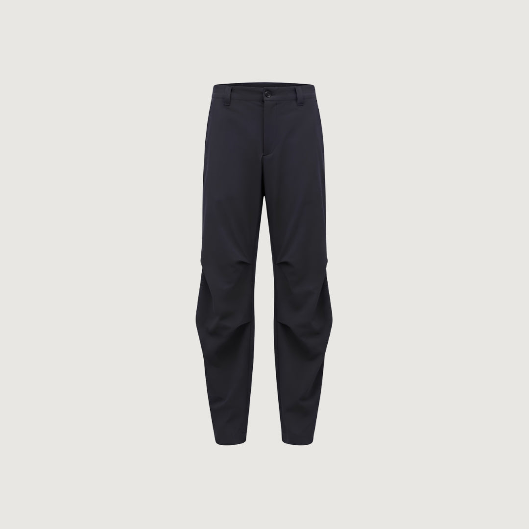 Navy Tab Ankle Pants