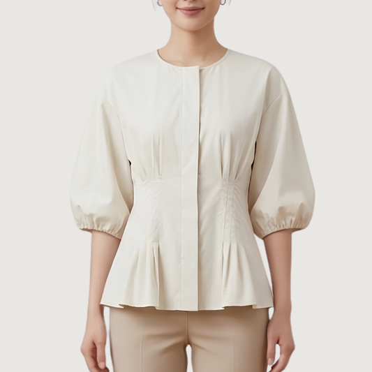 Blusa Peplum Blanc
