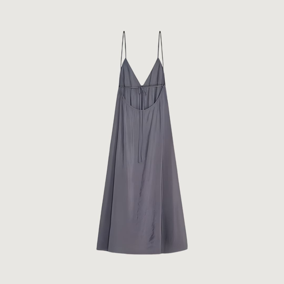 Vestido Tirantes Sin Espalda Indigo