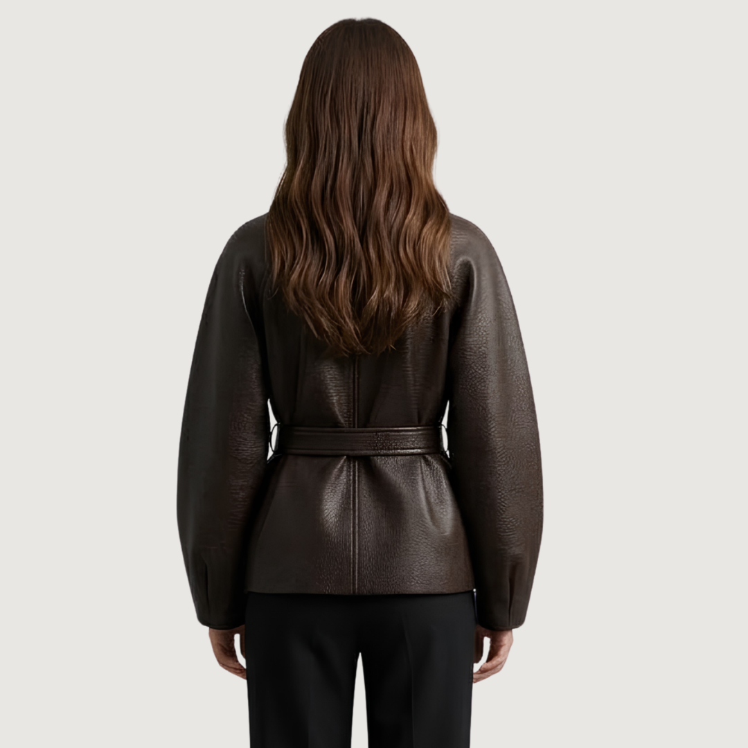 Espresso Kimono Wrap Jacket