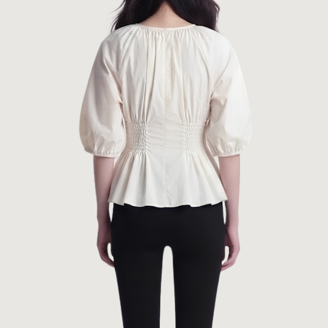 Blusa Peplum Blanc