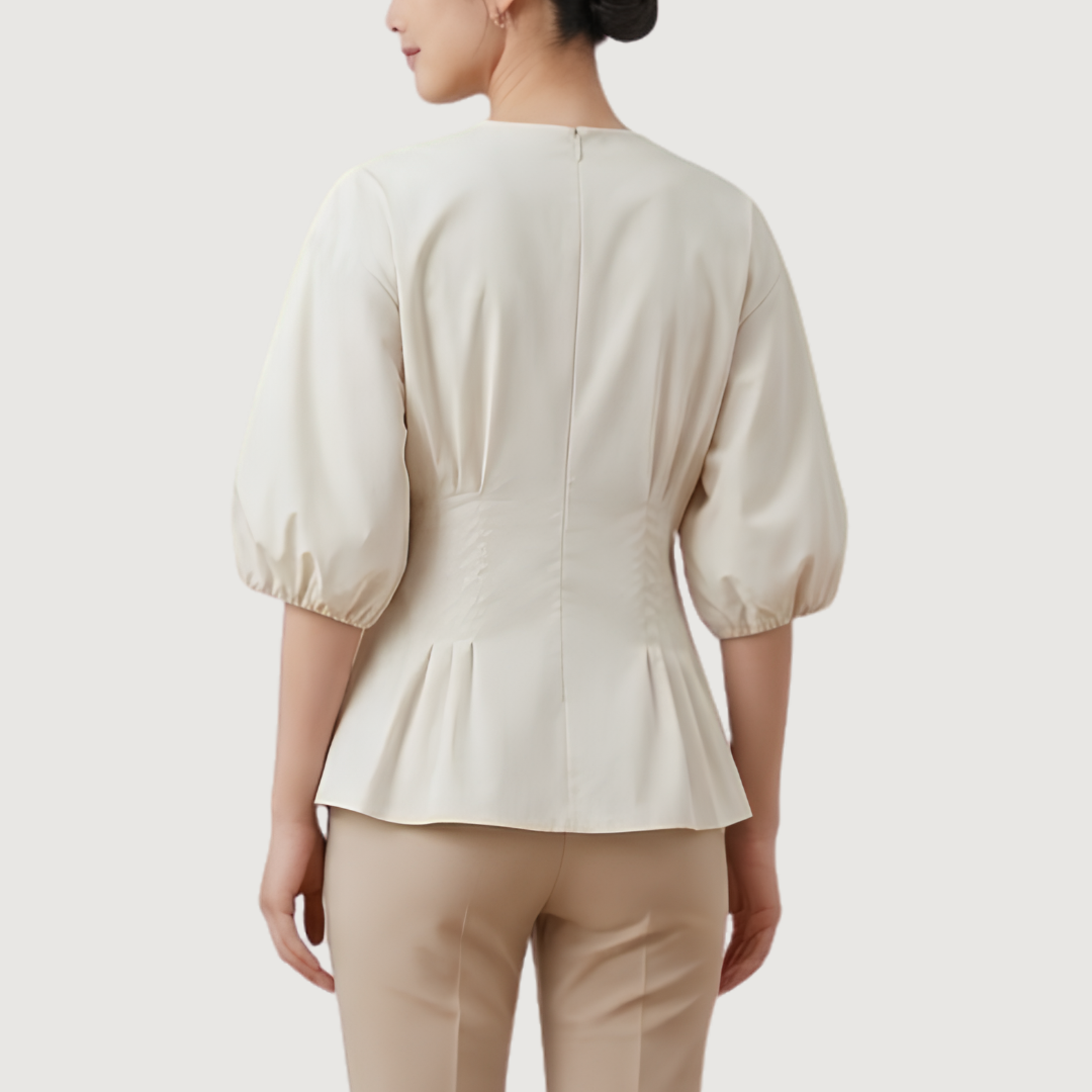 Blusa Peplum Blanc