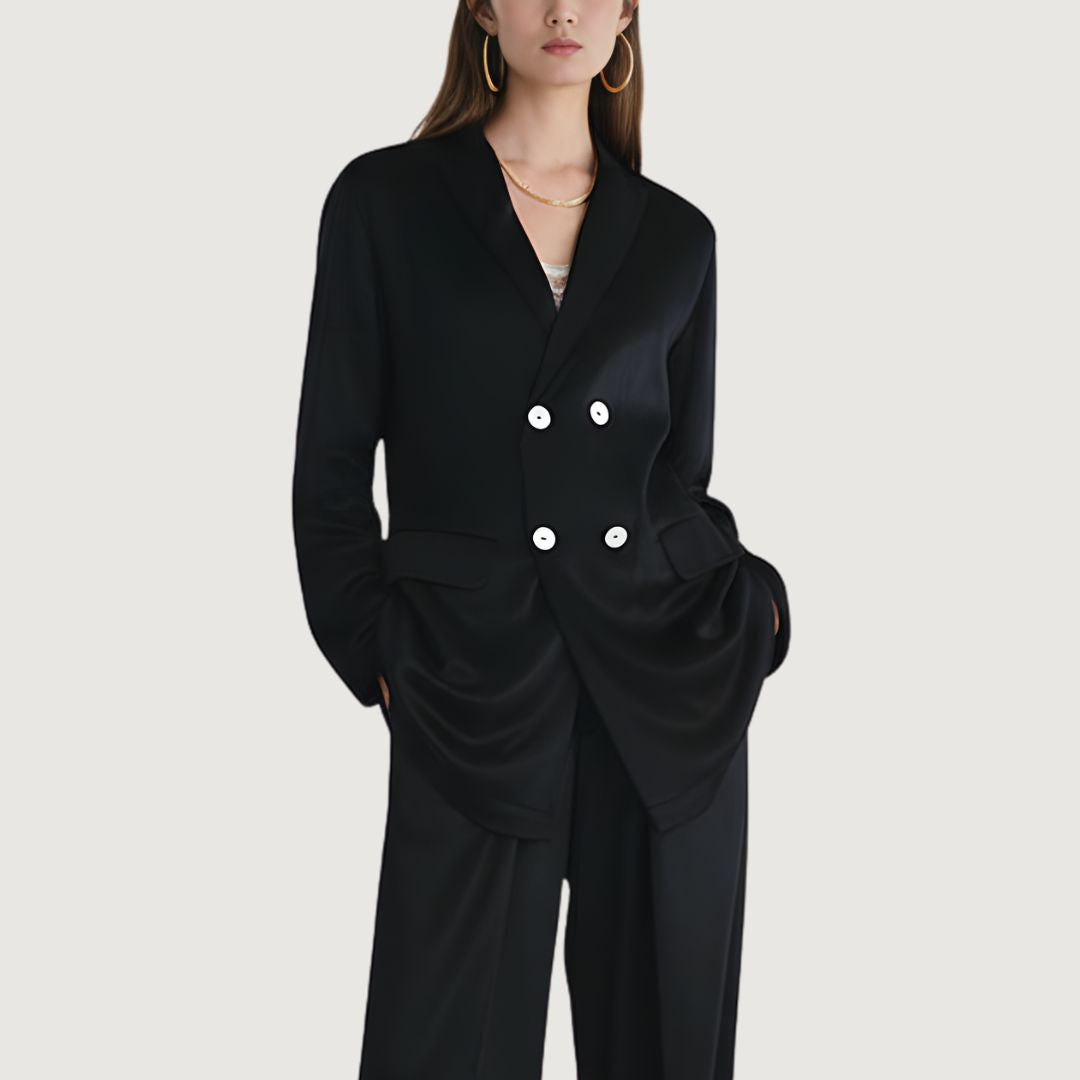 Blazer Satin Tira Lateral