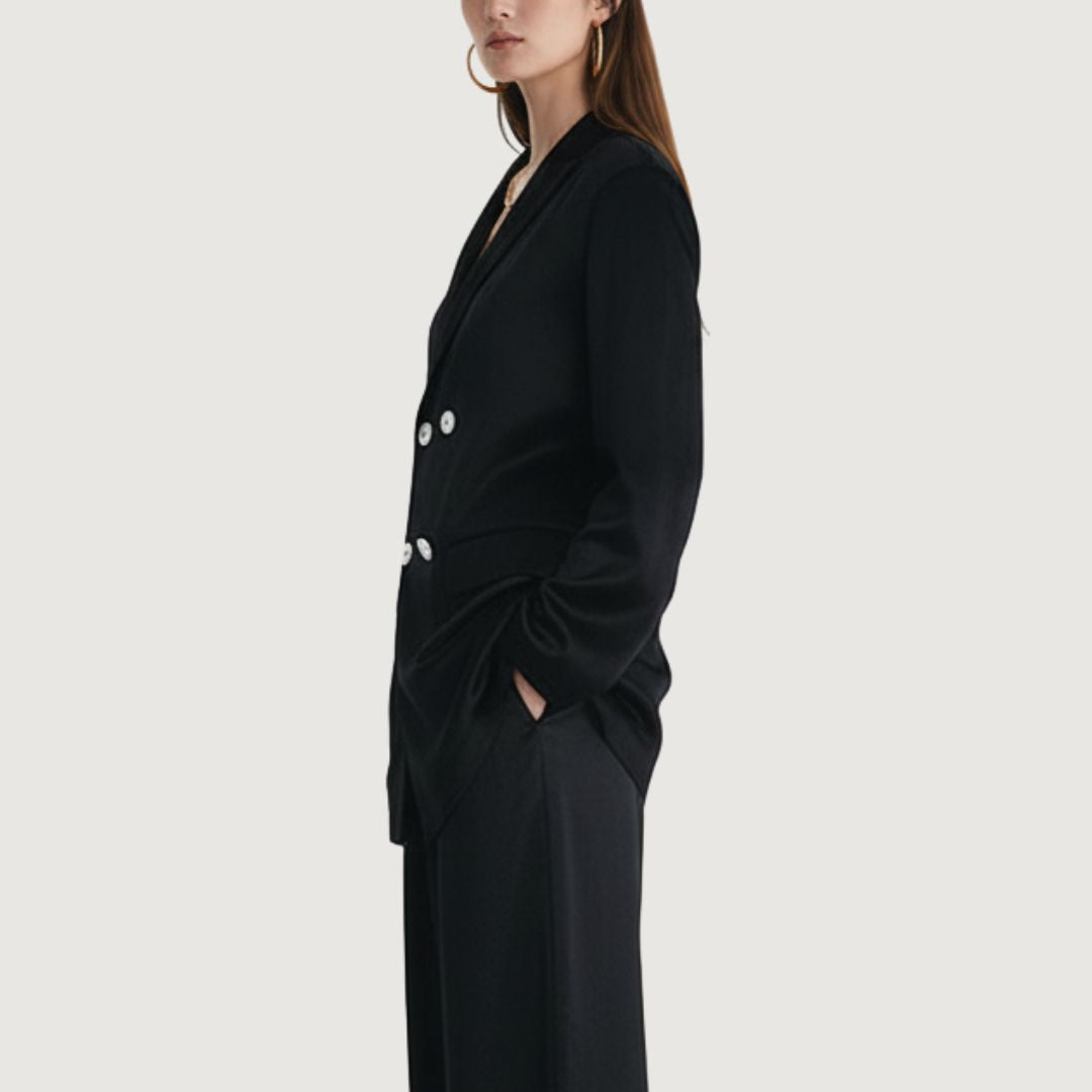 Blazer Satin Tira Lateral
