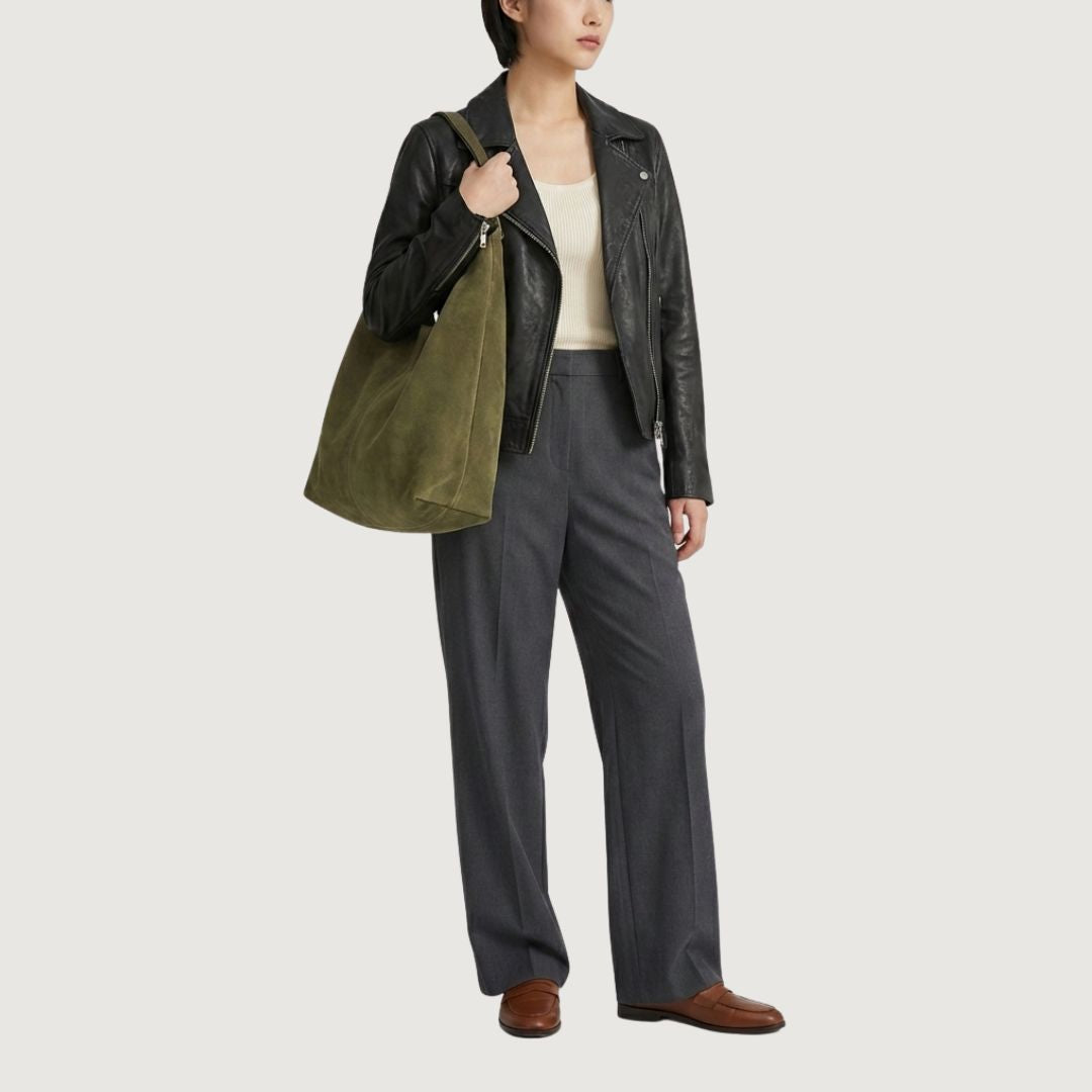 Velvet Hobo Olive