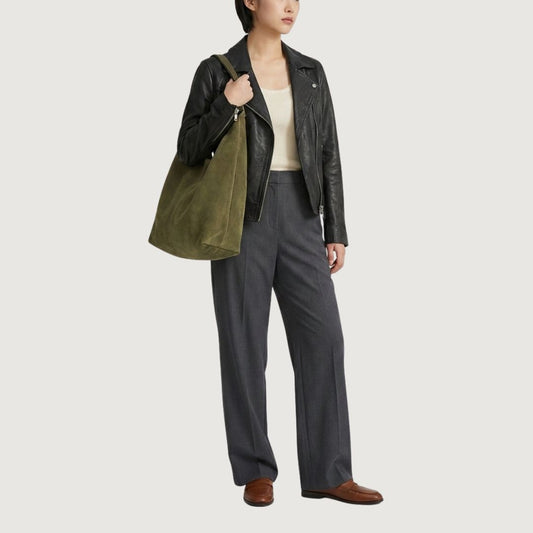 Velvet Hobo Olive