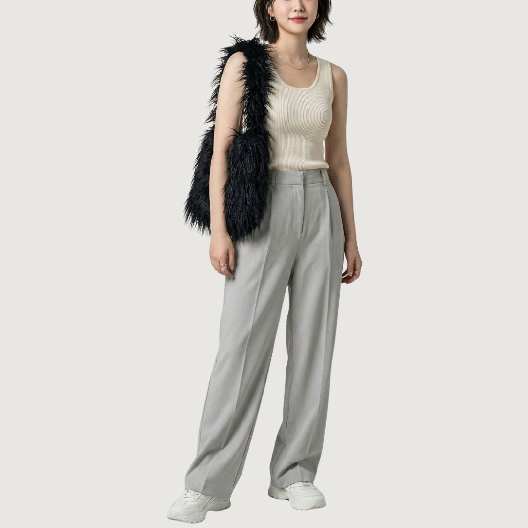 Noir Feather Bag
