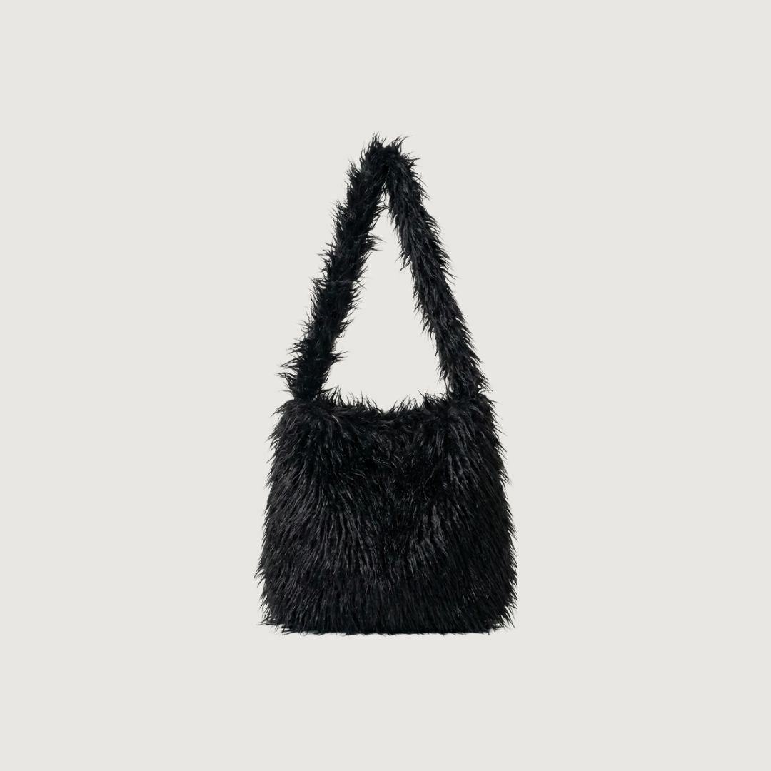 Noir Feather Bag