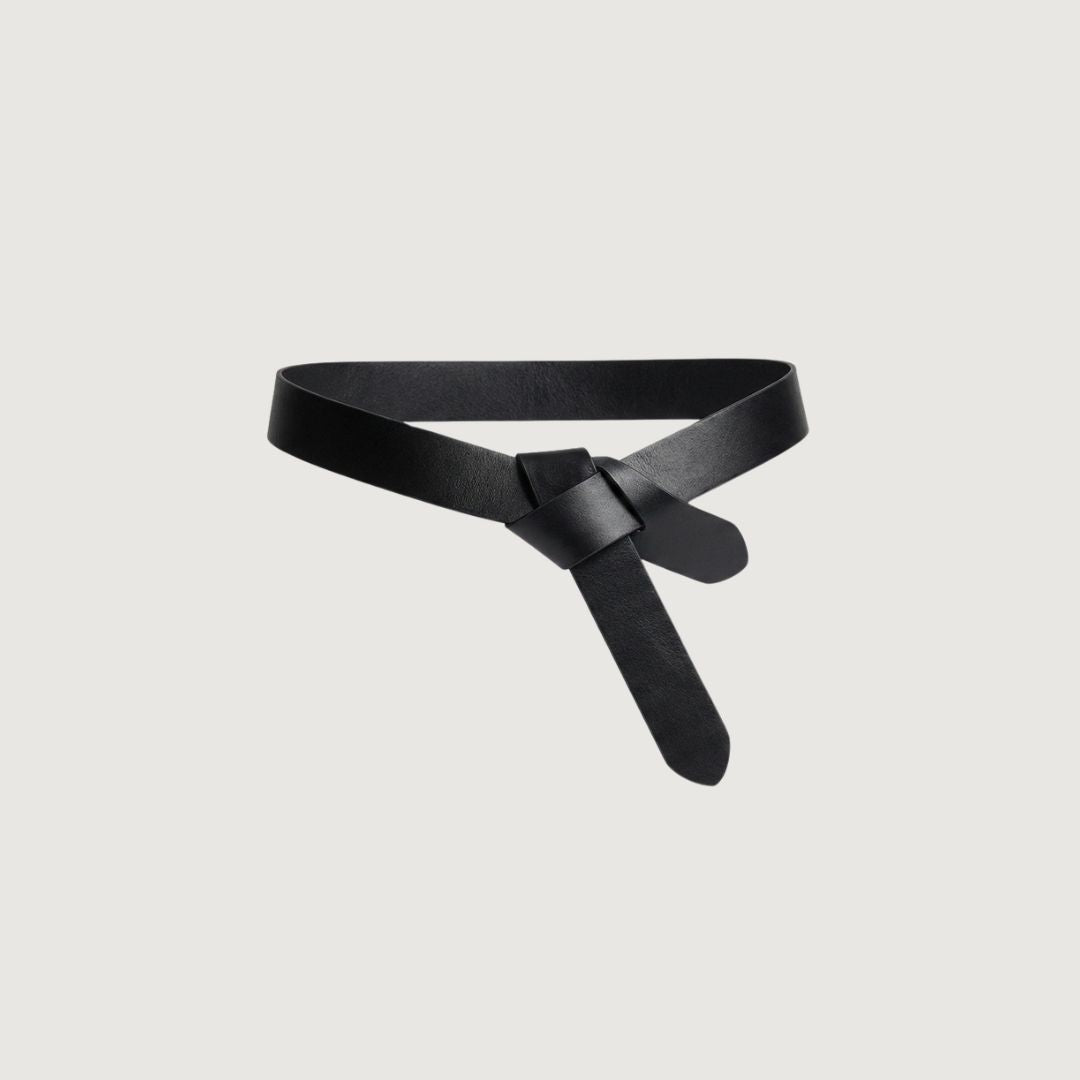 Sleek Onyx Belt
