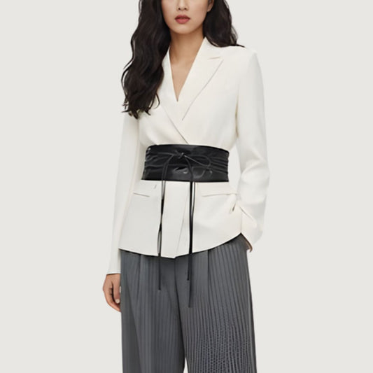 Soft Wrap Noir Belt
