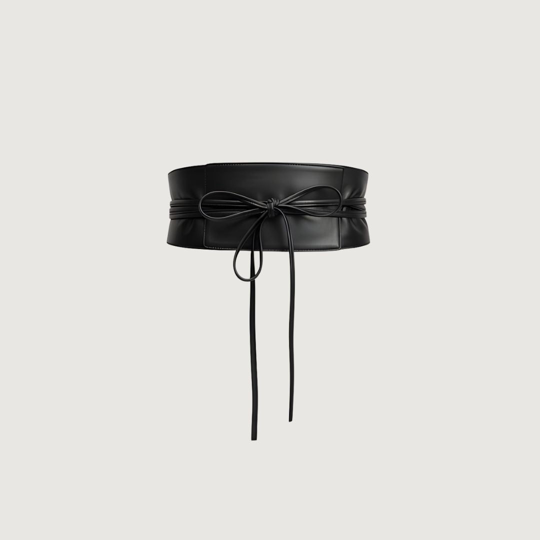 Soft Wrap Noir Belt