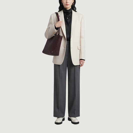 Bordeaux Woven Tote