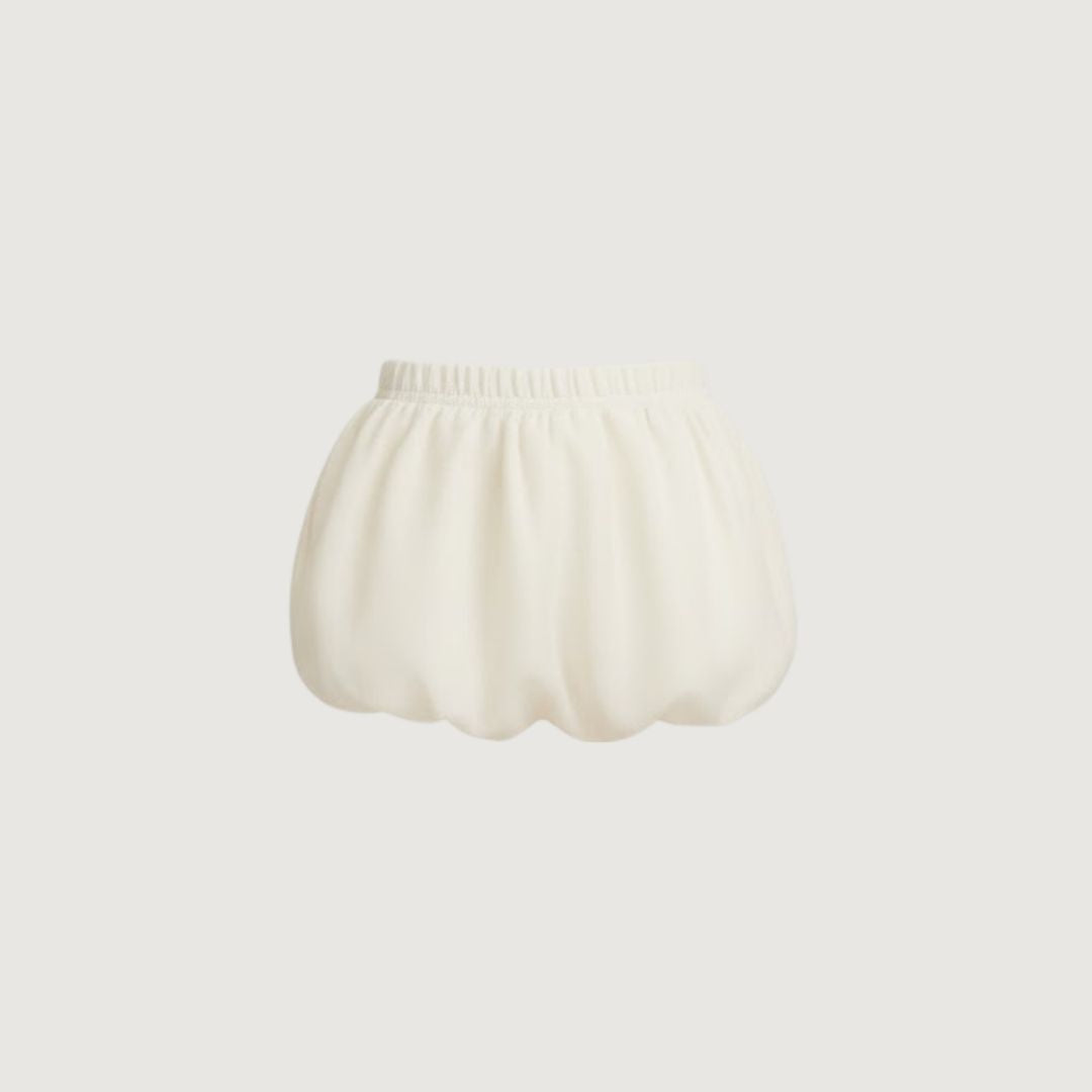Short Falda Puff Ivory