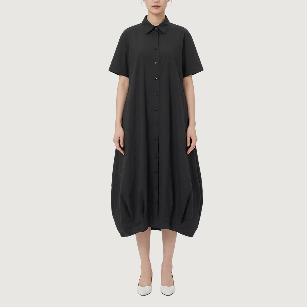 Volume Shirt Dress