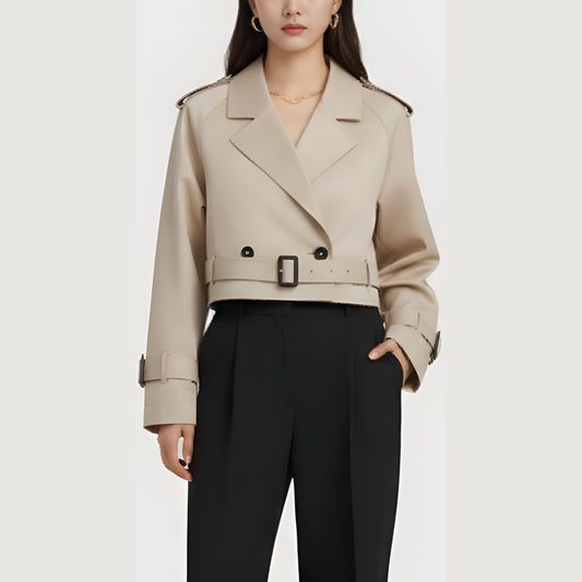 Gabardina Cropped