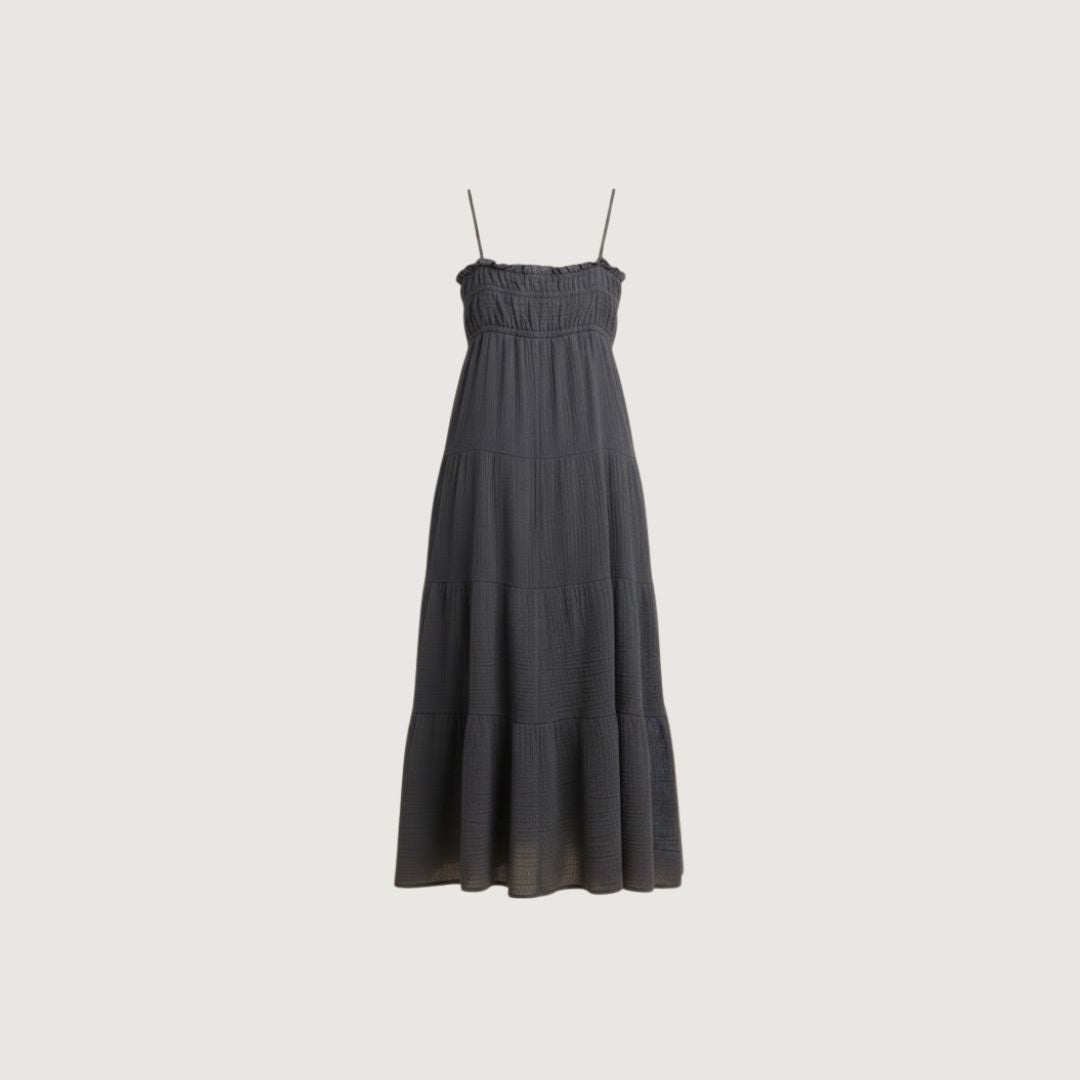 Soft Ripple Maxi Dress