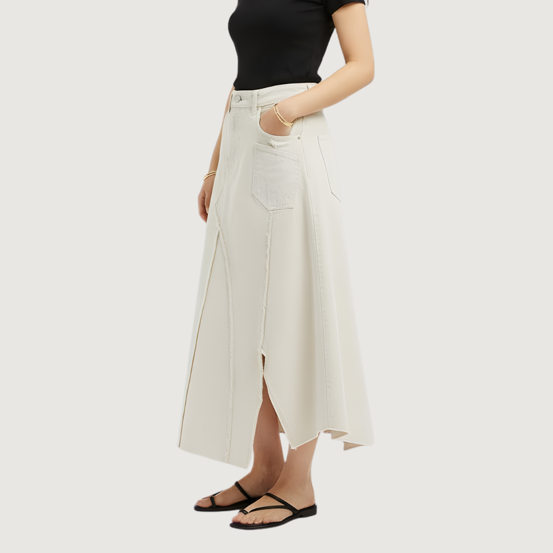 Falda Low Waist Mezclilla image 1