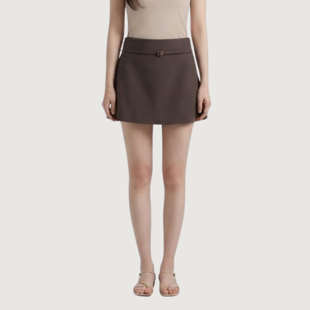 Short Falda Belt Taupe