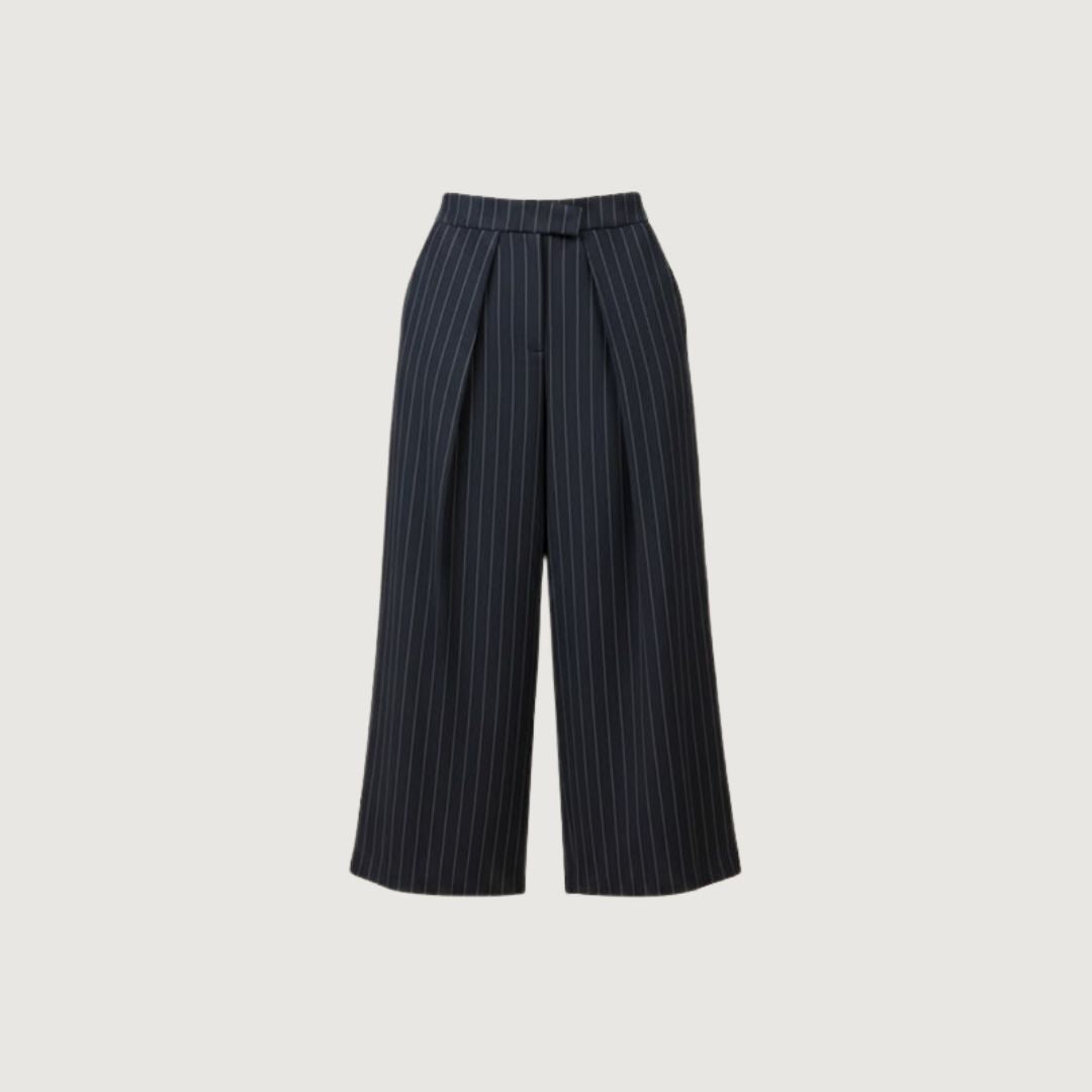 Wide Leg Stripe Pants