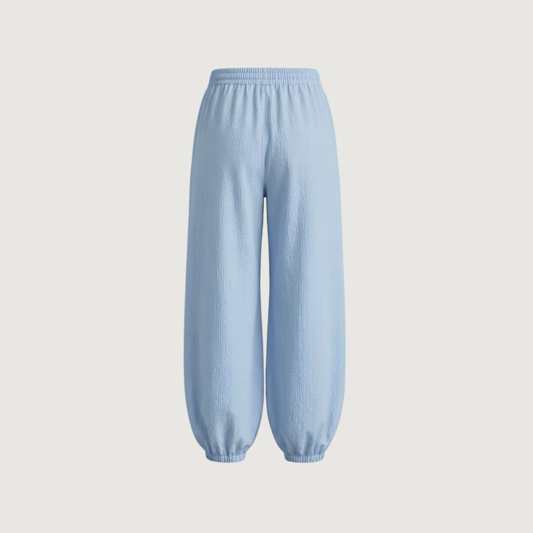 Sky Poplin Balloon Pants