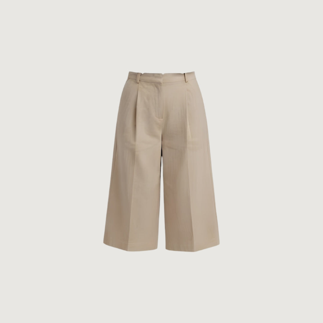 Wide Crop Linen Pants