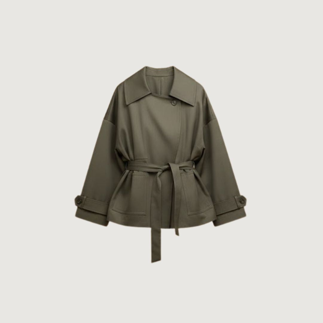 Button Trench Set Jacket