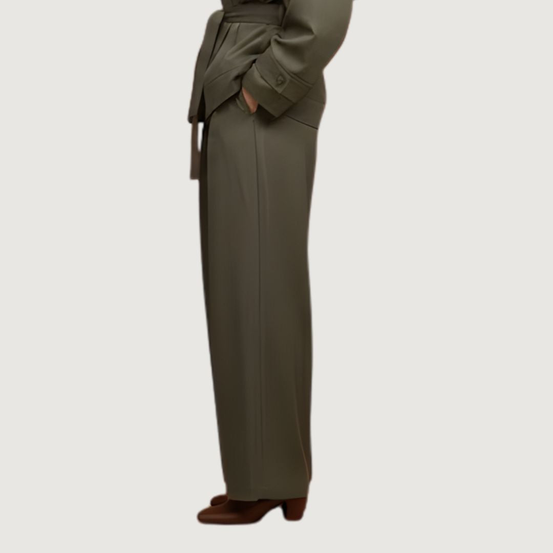 Button Trench Set Pants