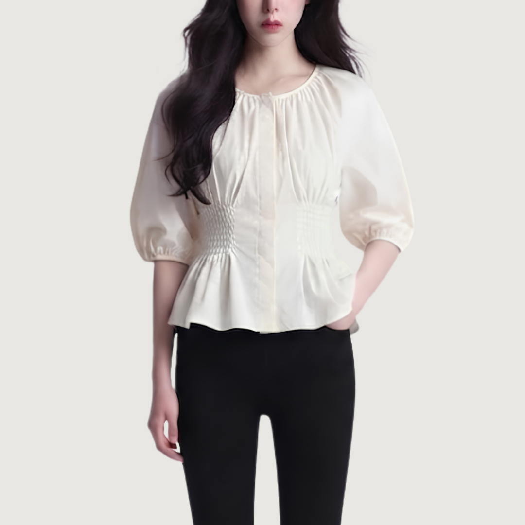 Blusa Peplum Blanc