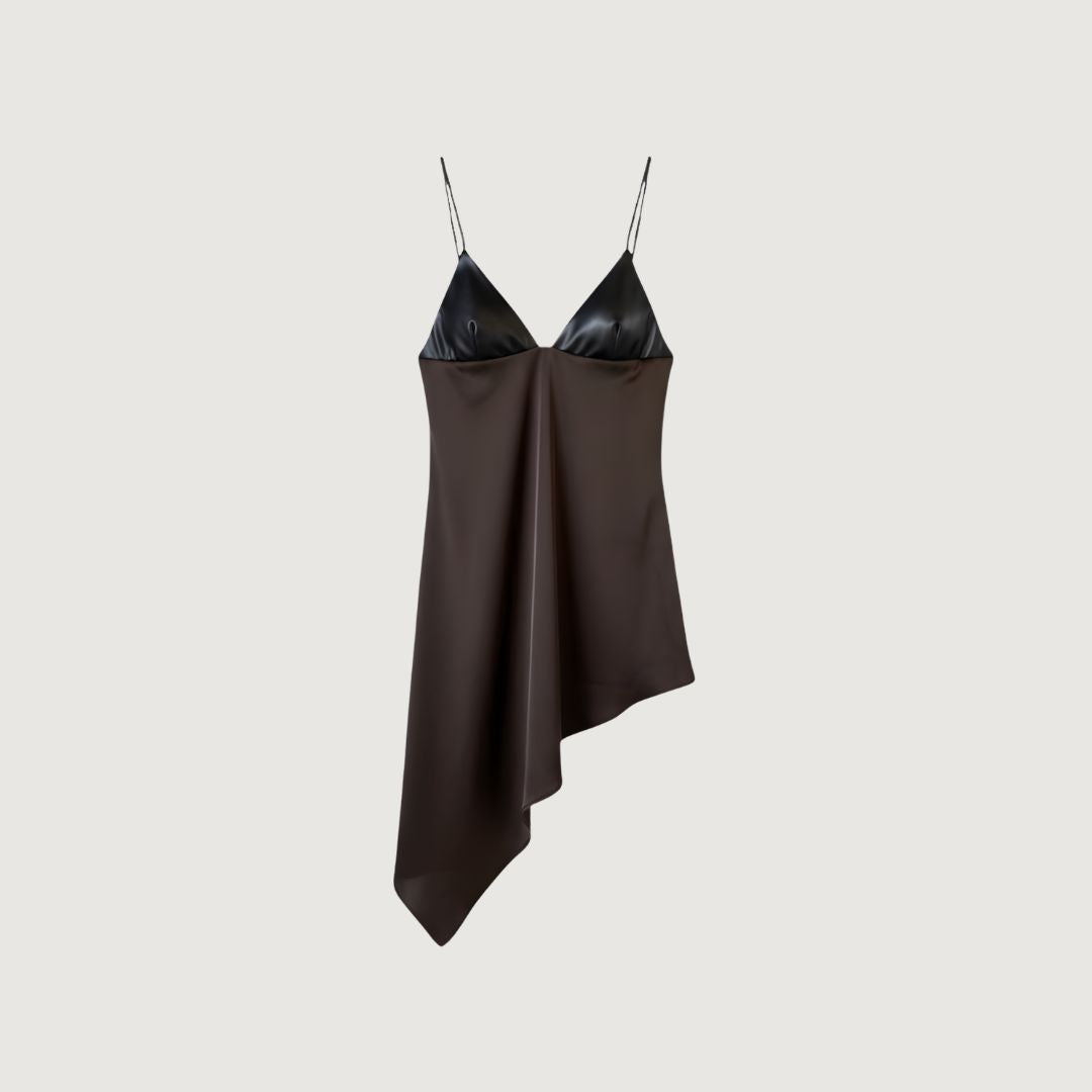 Mocha Leather Blouse