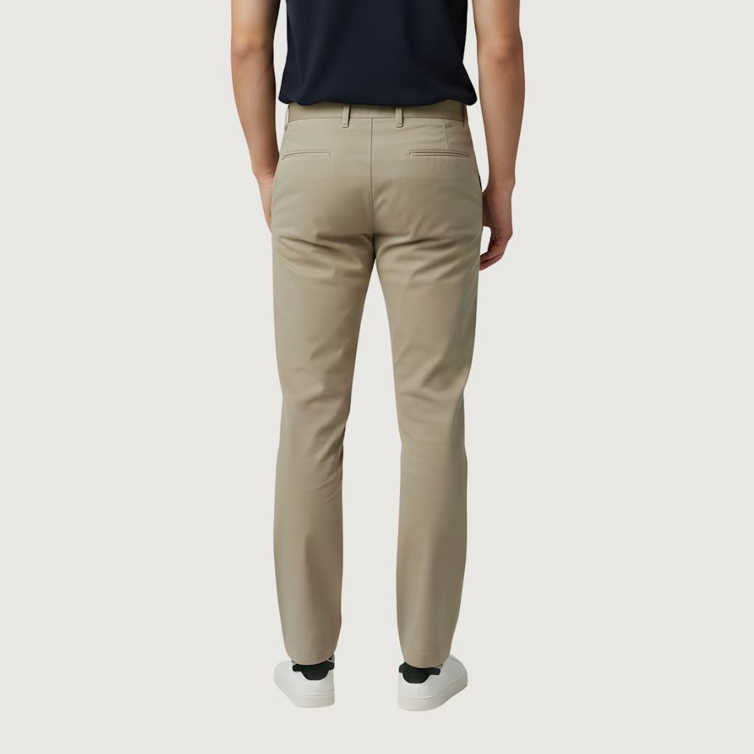 Camel Pleat Trousers - Men Collection