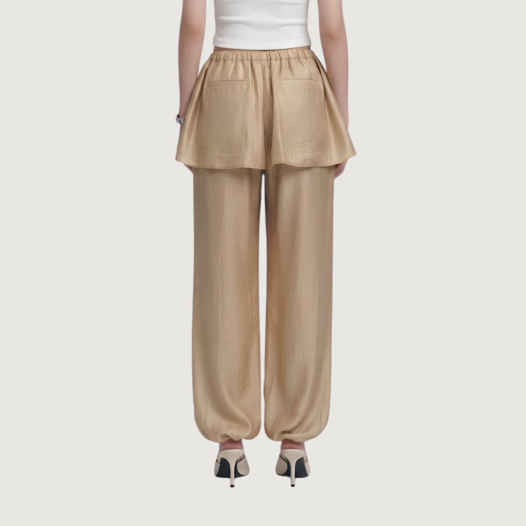 Layered Skort Trousers
