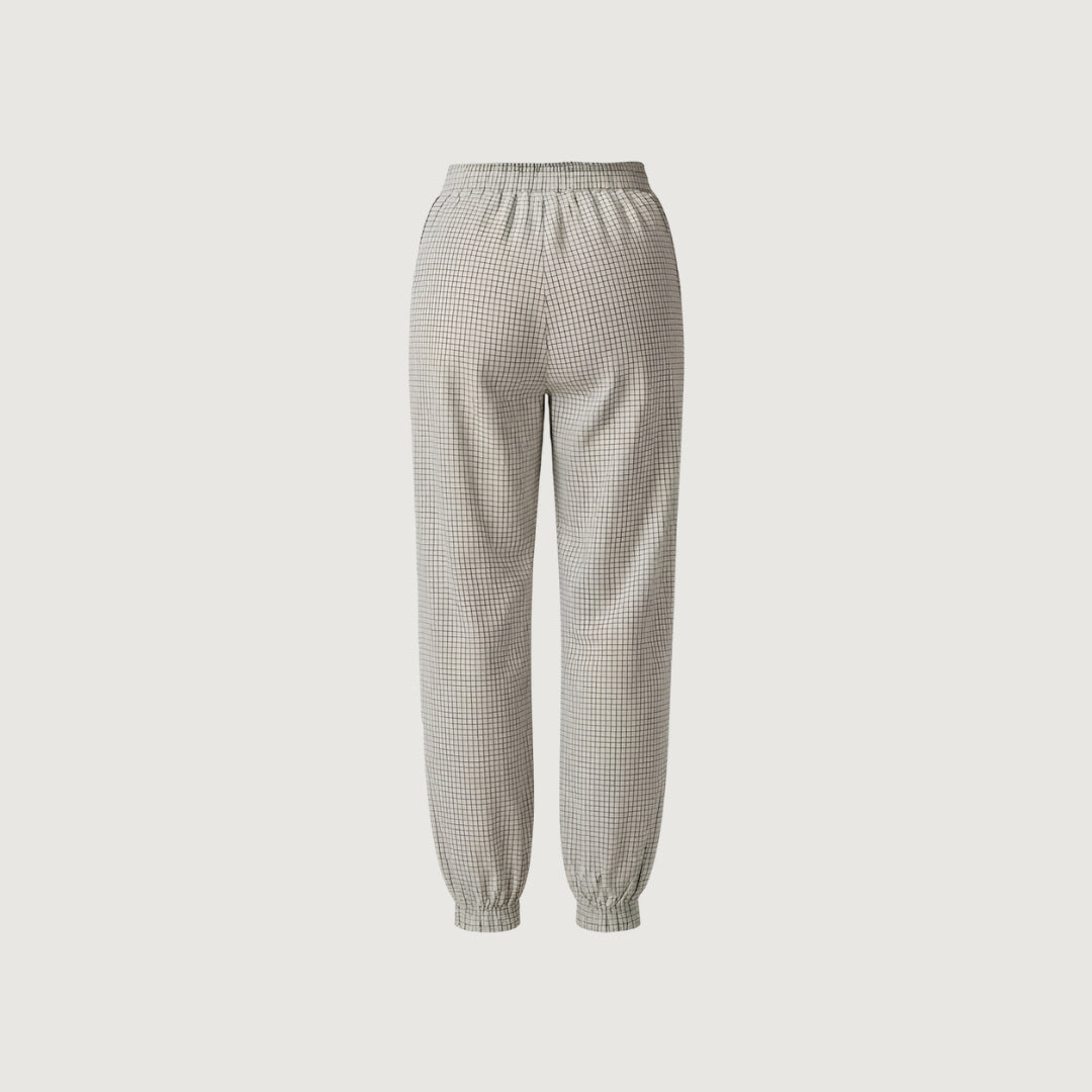 Straight Leg Check Pants
