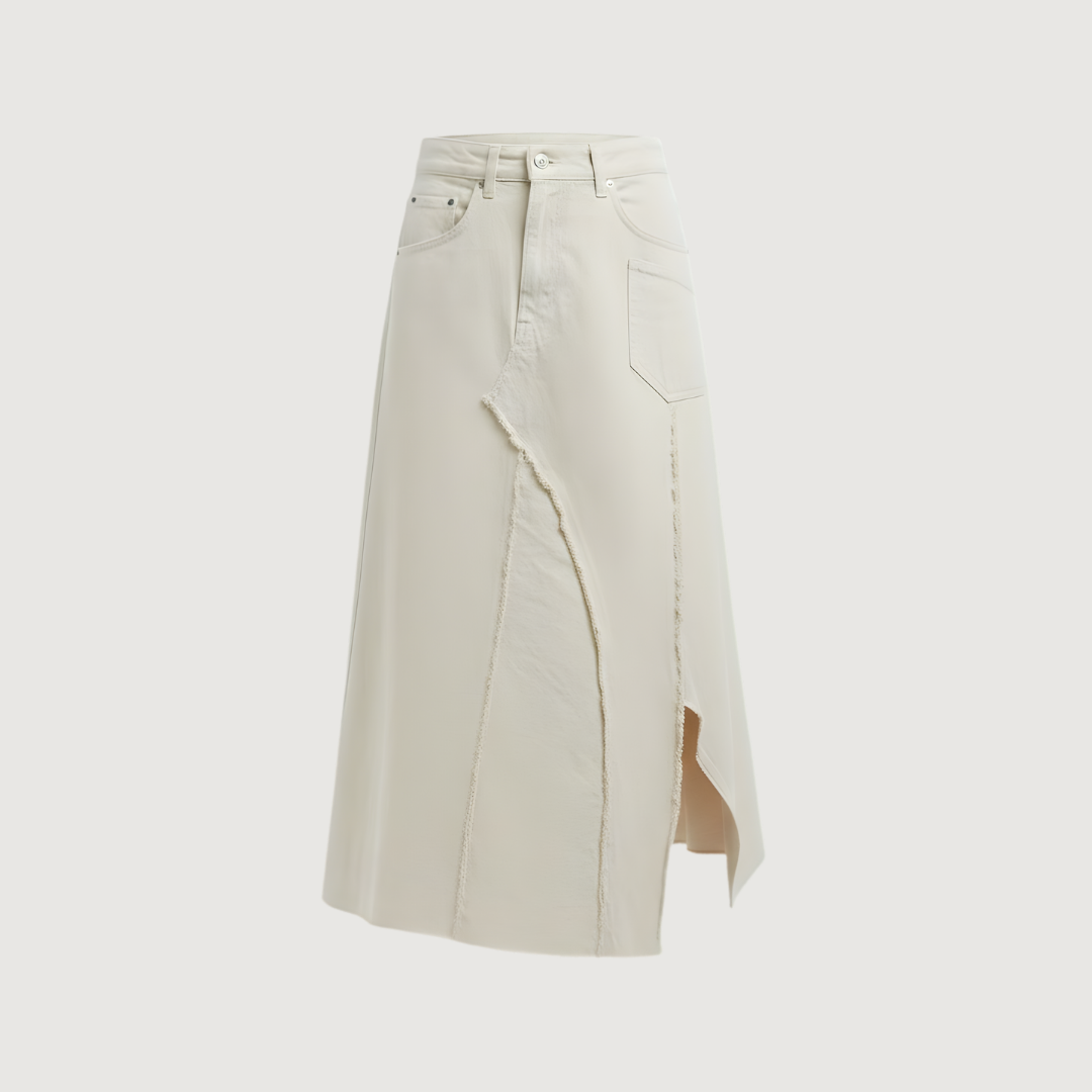 Falda Low Waist Mezclilla image 3