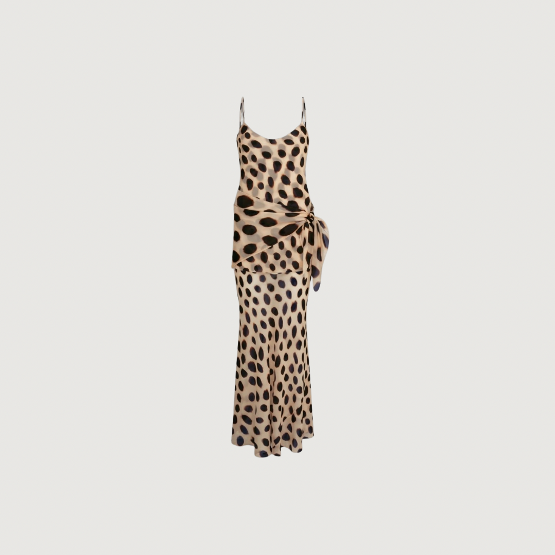 Lune Tie-Waist Dress