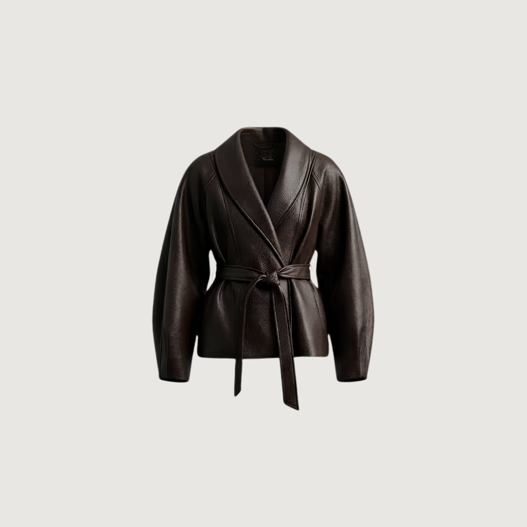 Espresso Kimono Wrap Jacket