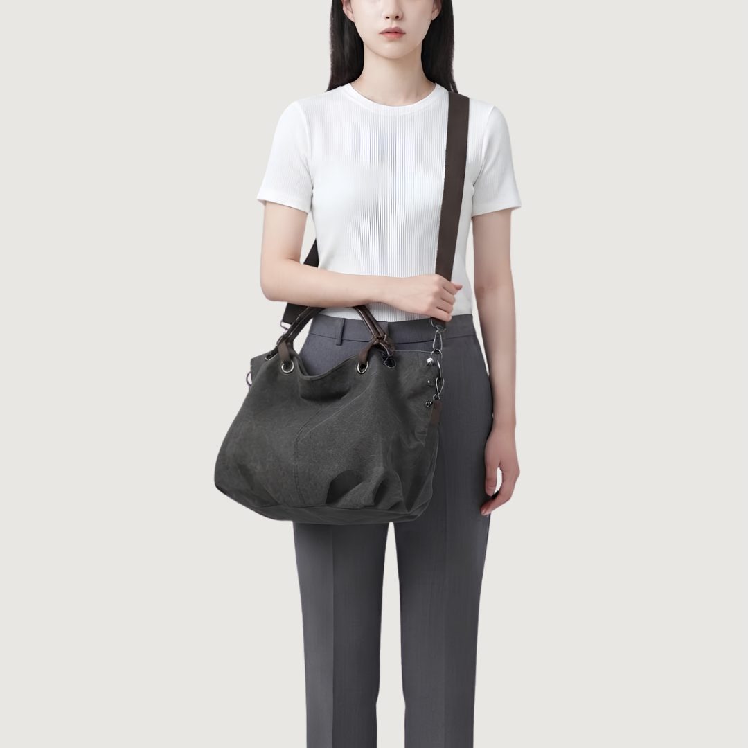 Obsidian Canvas Tote