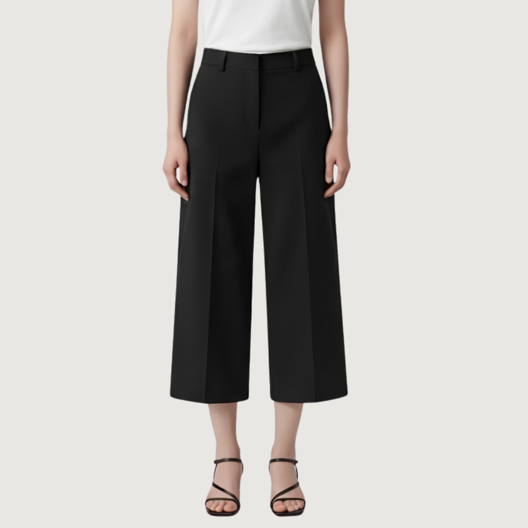 Black Tailored Bermuda Shorts