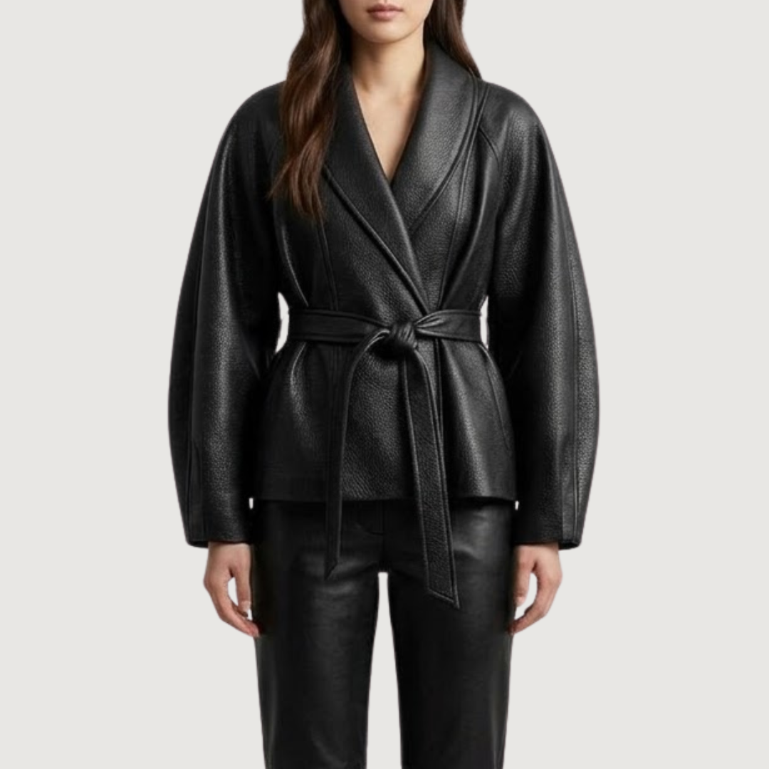 Obsidian Kimono Wrap Jacket