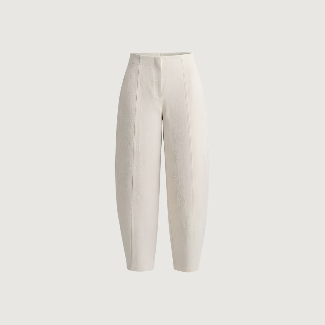 Linen Barrel Pants