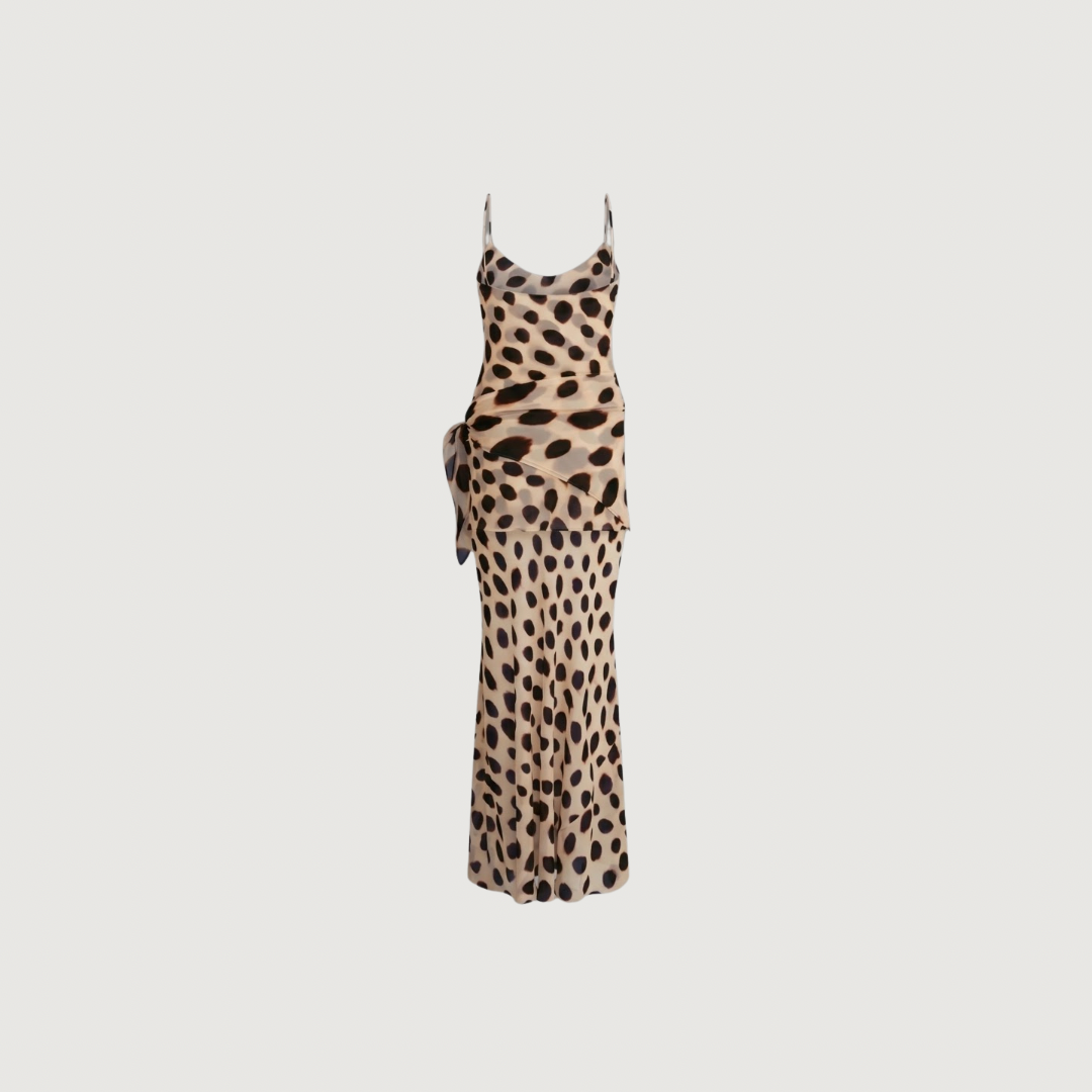 Lune Tie-Waist Dress