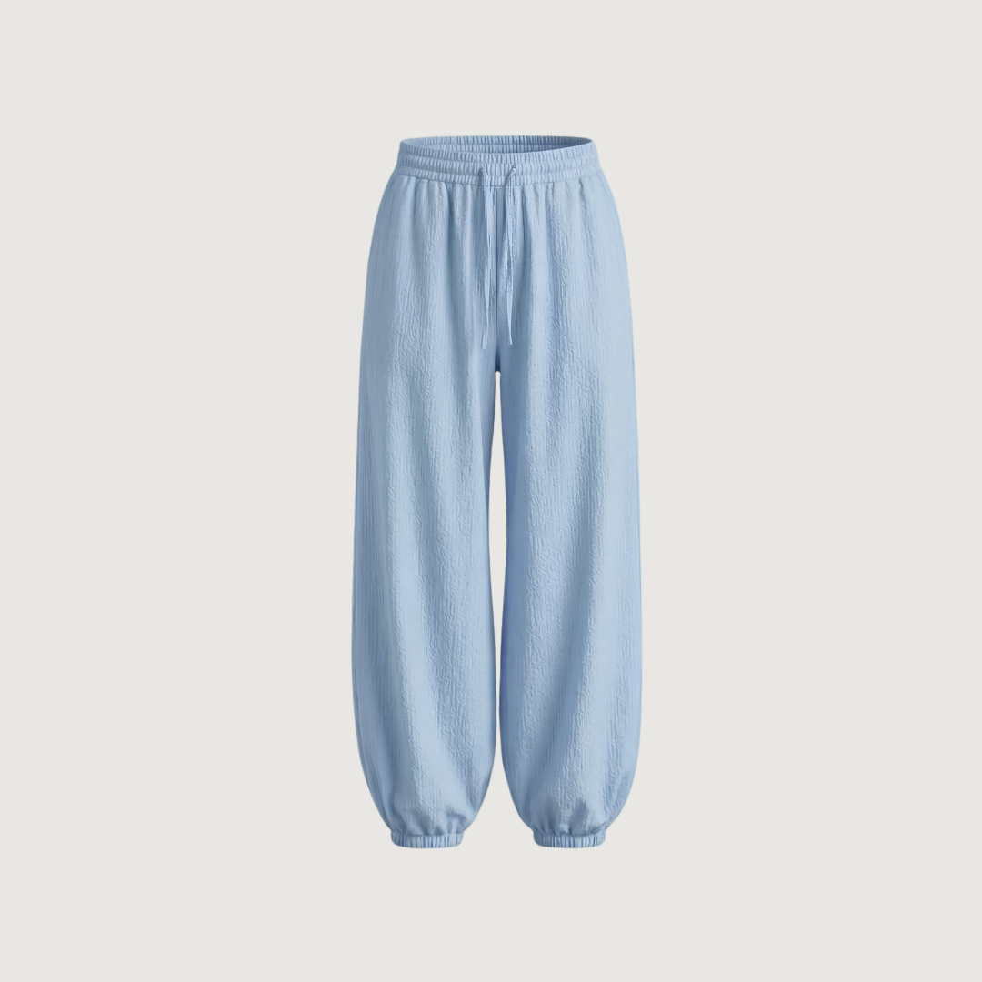 Sky Poplin Balloon Pants
