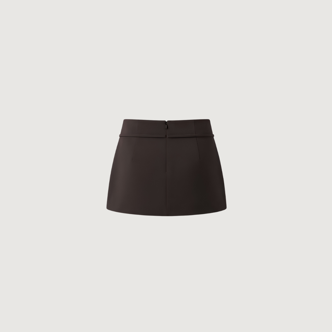Short Falda Belt Taupe