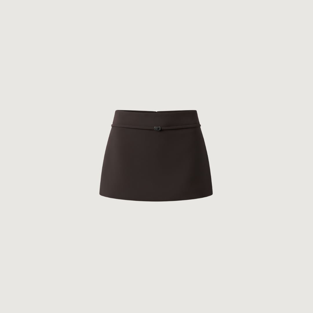 Short Falda Belt Taupe