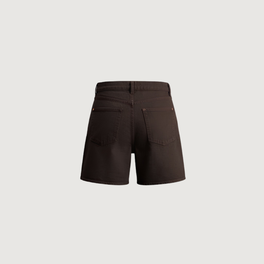 Espresso Denim Shorts