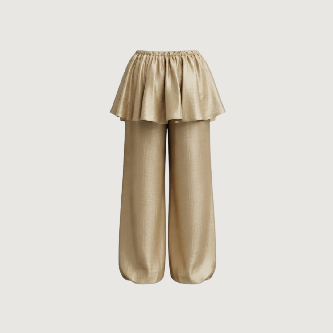 Layered Skort Trousers