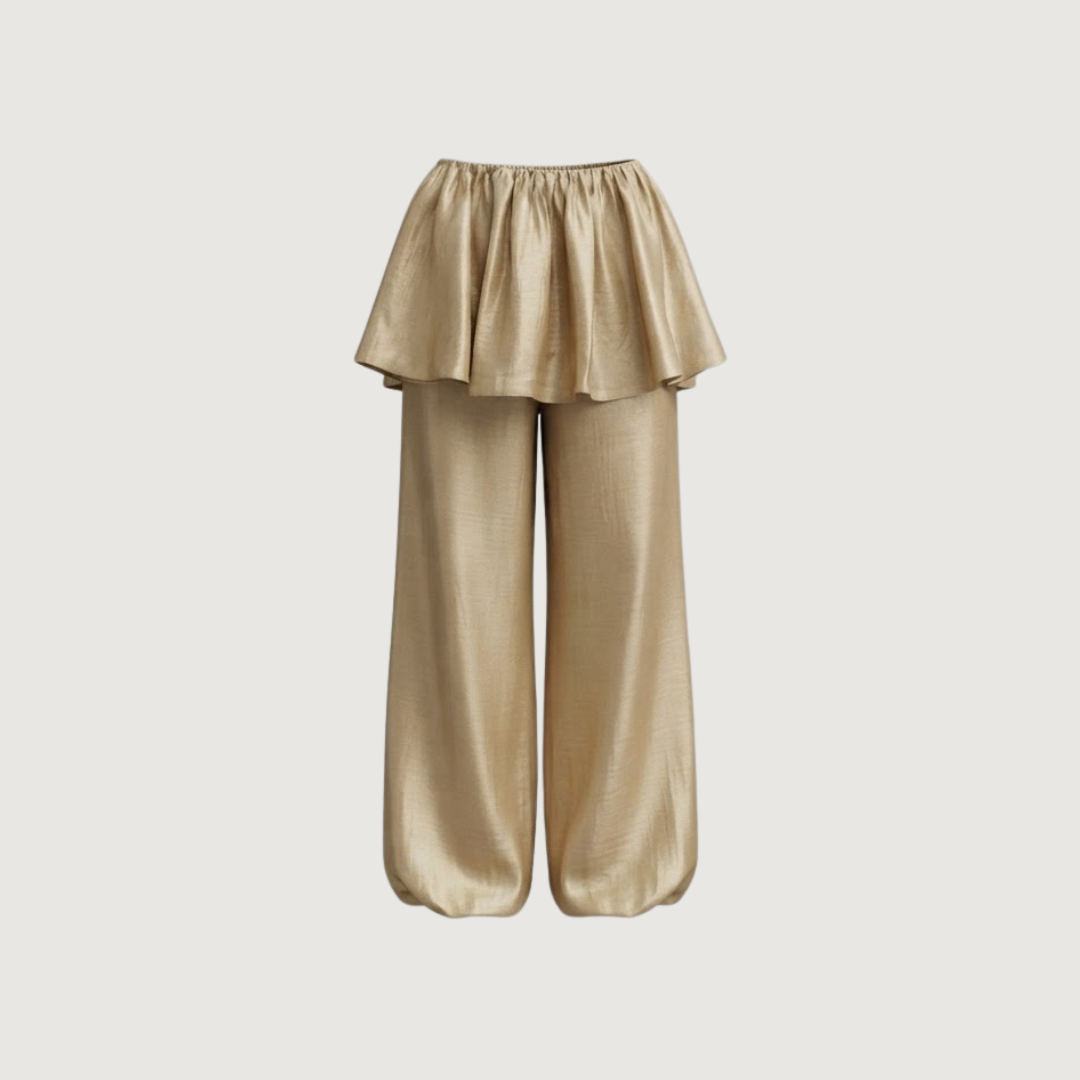 Layered Skort Trousers